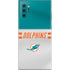 NFL Miami Dolphins White Striped Galaxy Note 10 Plus Skin