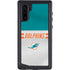 NFL Miami Dolphins White Striped Galaxy Cases