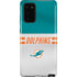NFL Miami Dolphins White Striped Galaxy Note20 5G Pro Case