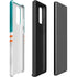 NFL Miami Dolphins White Striped Galaxy Note20 5G Pro Case