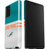 NFL Miami Dolphins White Striped Galaxy Note20 5G Pro Case
