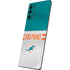 NFL Miami Dolphins White Striped Galaxy Note20 5G Skin