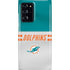 NFL Miami Dolphins White Striped Galaxy Note20 Ultra 5G Lite Case