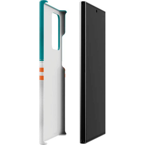 NFL Miami Dolphins White Striped Galaxy Note20 Ultra 5G Lite Case
