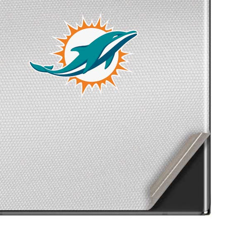 NFL Miami Dolphins White Striped Galaxy Note20 Ultra 5G Skin