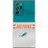 NFL Miami Dolphins White Striped Galaxy Note20 Ultra 5G Skin