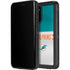NFL Miami Dolphins White Striped Galaxy S20 Waterproof Case