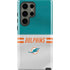 NFL Miami Dolphins White Striped Galaxy S23 Ultra Pro Case
