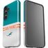 NFL Miami Dolphins White Striped Galaxy S25 Impact Case