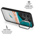 NFL Miami Dolphins White Striped Galaxy S25 Plus Kickstand Case