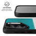NFL Miami Dolphins White Striped Galaxy S25 Plus Kickstand Case