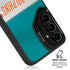 NFL Miami Dolphins White Striped Galaxy S25 Plus Kickstand Case