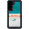 NFL Miami Dolphins White Striped Galaxy S24 Waterproof Case