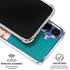 NFL Miami Dolphins White Striped Galaxy S25 Plus Clear Case