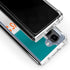 NFL Miami Dolphins White Striped Galaxy Z Fold5 5G Clear Case