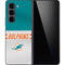 NFL Miami Dolphins White Striped Galaxy Z Fold5 5G Skin