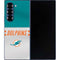 NFL Miami Dolphins White Striped Galaxy Z Fold6 Skin
