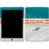 NFL Miami Dolphins White Striped iPad Skins