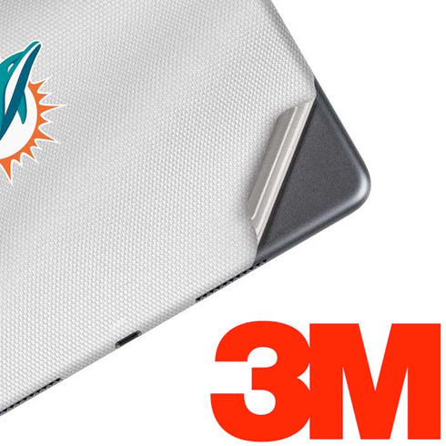 NFL Miami Dolphins White Striped iPad Skins