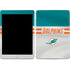 NFL Miami Dolphins White Striped Apple iPad Skin