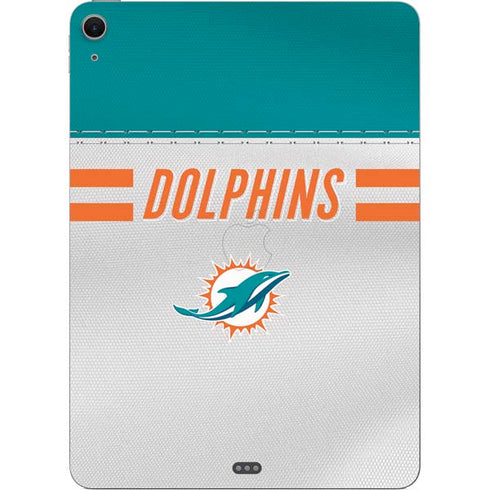 NFL Miami Dolphins White Striped Apple iPad Air Skin