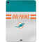 NFL Miami Dolphins White Striped Apple iPad Air Skin