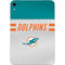 NFL Miami Dolphins White Striped Apple iPad Mini Skin