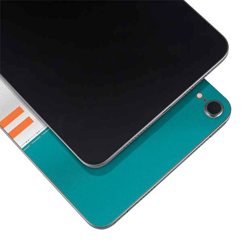 NFL Miami Dolphins White Striped Apple iPad Mini Skin