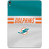 NFL Miami Dolphins White Striped Apple iPad Pro Skin