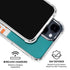 NFL Miami Dolphins White Striped iPhone 15 Clear Case