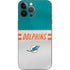 NFL Miami Dolphins White Striped iPhone 15 Pro Max Skin