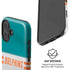 NFL Miami Dolphins White Striped iPhone 16 Plus Magsafe Impact Case