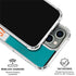 NFL Miami Dolphins White Striped iPhone 16 Pro Clear Case
