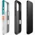 NFL Miami Dolphins White Striped iPhone 16 Pro Impact Case