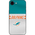 NFL Miami Dolphins White Striped iPhone 16e Skin