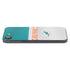 NFL Miami Dolphins White Striped iPhone 16e Skin
