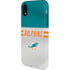 NFL Miami Dolphins White Striped iPhone XR Pro Case