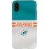 NFL Miami Dolphins White Striped iPhone XR Pro Case