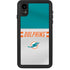NFL Miami Dolphins White Striped iPhone Cases