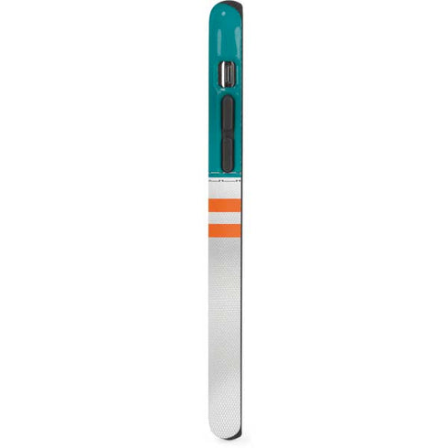 NFL Miami Dolphins White Striped iPhone XS Pro Case