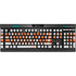NFL Miami Dolphins White Striped K95 RGB PLATINUM Mechanical Gaming Keyboard Skin