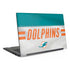 NFL Miami Dolphins White Striped Dell Latitude Skin