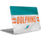 NFL Miami Dolphins White Striped Apple MacBook Air Skin
