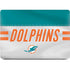 NFL Miami Dolphins White Striped Apple MacBook Air Skin