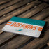 NFL Miami Dolphins White Striped Apple MacBook Air Skin
