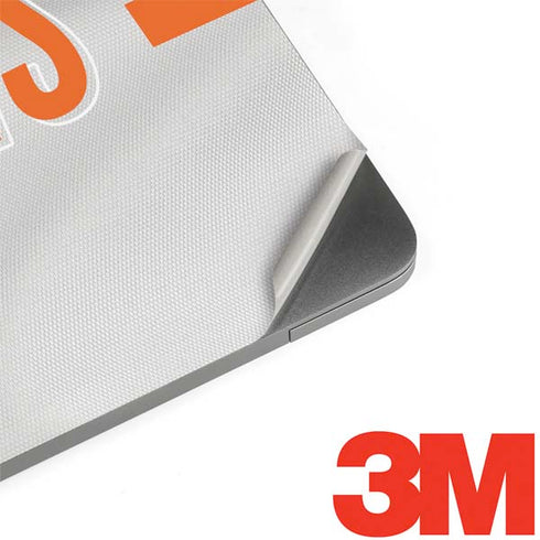 NFL Miami Dolphins White Striped MacBook Skins