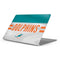 NFL Miami Dolphins White Striped Apple MacBook Pro 16-inch Skin