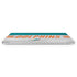 NFL Miami Dolphins White Striped Apple MacBook Pro 16-inch Skin