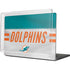 NFL Miami Dolphins White Striped MacBook Cases