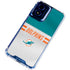 NFL Miami Dolphins White Striped Moto G 5G (2024) Clear Case